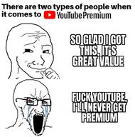 crying impact_font meme smug variant:soyak wojak youtube // 1206x1221 // 185.0KB