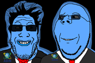 abin are_you_soying_what_im_soying bald beard blue_skin brapzil brapzilian brazil fed glasses glowing smile stubble trend:glowie variant:gapejak variant:markiplier_soyjak // 1200x800 // 177.0KB