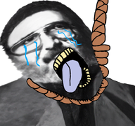 abimael_Guzman ack crying gonzalo hanging maoism peru peruvian_communist_party retarded_nigger rope sendero_luminoso subhuman suicide terrorist variant:bernd // 747x700 // 542.0KB