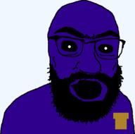 angry arab badge beard black_eyes creepy distorted evil five_nights_at_freddy's glasses islam mustache ominous open_mouth purple_guy purple_skin soyjak stubble subvariant:tetojak transparent variant:feraljak white_pupils william_afton // 490x485 // 15.8KB