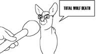 angry animal deer ear frown glasses hand holding_object interview microphone nose speech_bubble text total_nigger_death variant:chudjak // 990x557 // 107.0KB