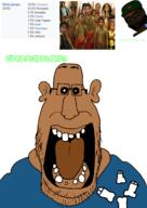 acne american_flag angry beard closed_mouth clothes communism cuba cuba_vs_puerto_rico dick fat fidel_castro flag:cuba flag:micronesia glasses greentext hair hat irl microclitty_vs_puerto_rico mutt nigger penis shitskin shrek soyjak star text variant:chudjak variant:shrekjak wikipedia // 2480x3508 // 2.9MB