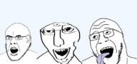 3soyjaks autism autism_speaks beard distorted glasses meta:tagme open_mouth subvariant:narge tongue_out variant:cobson variant:tungy variant:walker // 1107x518 // 105.2KB