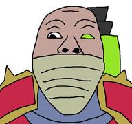 armor bald closed_mouth league_of_legends no_glasses one_eye variant:bernd // 1024x960 // 83.9KB