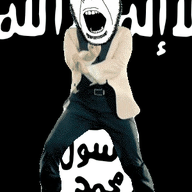 angry animated arabic_text dance flag full_body gangnam_style glasses irl isis open_mouth soyjak stubble variant:cobson // 300x460 // 510.5KB