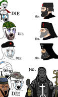 atheism beard bloodshot_eyes brown_skin cap charles_darwin chirho christian_cross christian_identity christianity clothes communism cross crying eastern_orthodox emperor flag gay glasses hair hammer_and_sickle hat helmet icxcnika islam israel israeli judaism kike kippah large_eyebrows large_nose lgbt logo multiple_soyjaks necklace open_mouth orthodox orthodox_christian orthodox_cross orthodox_priest orthodoxy pagan paganism payos progress_pride_flag reddit roman roman_empire rome snoo soviet_union soyjak stretched_mouth stubble taqiyah thick_eyebrows tranny variant:soyak viking // 1080x1800 // 339.0KB