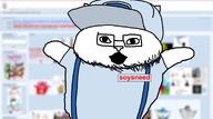 admin animal cap cat catjak clothes gaping_mouth glasses hat soybooru soysneed_(user) stubble variant:catjak // 960x533 // 156.5KB