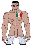 big_penis castizo chud chudcel flag flag:mexico mexican_flag mexico muscular_male penis porn subvariant:obsessedchud variant:chudjak // 884x1280 // 321.4KB
