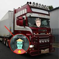 asian blue_eyes blue_skin circle closed_eyes closed_mouth clothes cowboy_hat crying dark_hair flag:vietnam frozen glasses hair hat ice its_over maurice_robinson mo_robinson red_circle scania straw_hat subvariant:chudjak_front text tragedyjakking trailer truck variant:chudjak variant:feraljak vietnam vietnamese_text white_skin // 2048x2048 // 1.5MB