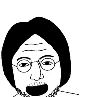 animated bouncing eyebrows glasses hair john_lennon open_mouth soyjak stubble variant:lennonjak // 320x400 // 705.7KB