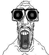 balding crazed glasses improved meta:not_a_duplicate mouth teeth template transparent_background variant:mentaljak // 697x777 // 21.8KB