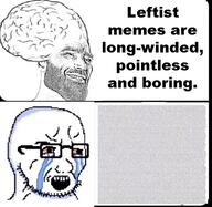 crying gigachad leftist leftypol meta:tagme smile variant:soyak wordswordswords // 579x563 // 66.7KB