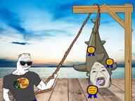 ACK! ack boomer crying lynching rope shark variant:bernd // 1280x960 // 981.0KB