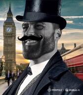 big_ben british clothes dance fancy fancy_suit gigachad hat london monocle moustache nas:gigachad smile top_hat // 400x457 // 7.7MB