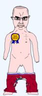 animal award balding christianity dragon eastern_orthodox flag flag:moscow flag:russia full_body glasses hair horse moscow naked nsfw orthodox_cross penis people russia saint_george saint_george_and_the_dragon skinhead small_penis soyjak spear subvariant:chudjak_front subvariant:obsessedchud text transparent transparent_background underpants variant:chudjak white_skin // 848x1911 // 90.6KB