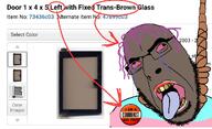 ack bloodshot_eyes blue_tongue brown_skin brown_troonjak commie_pedo_troon communism crying hanging lego rope tranny transgender_flag troon variant:cobson yellow_teeth // 1080x656 // 334.8KB