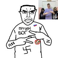 1488 chud chuddy egirl islam ivanushka kavkaz mutt nazism russia skuf z_(russian_symbol) zigger // 1080x1080 // 131.5KB