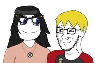 are_you_soying_what_im_soying beanie beard eyebrows glasses grin looking_at_each_other nate smile smug soyteen that_one_fucking_picture_of_nate_being_a_smug_little_bastard variant:soyak variant:soytan yellow_hair // 1200x800 // 238.1KB