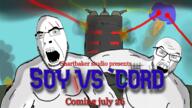 Soylent_HQ Soyvscord artillery building discord gun lazer_eyes movie poster soyjaks variant:cobson variant:feraljak // 1280x720 // 811.8KB