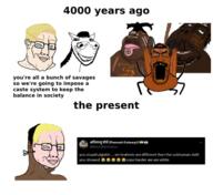 angry animal beard bindi blue_eyes brown_skin closed_mouth ear glasses hair hindflea horse india mask multiple_soyjaks mustache open_mouth pajeet soyjak stubble subvariant:impish_horse subvariant:scholar swastika text twitter variant:chudjak variant:gapejak variant:impish_soyak_ears variant:markiplier_soyjak variant:meximutt white_skin yellow_hair // 646x593 // 194.9KB