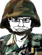 army cold_war erdl_pattern helmet m81 military soldier united_states variant:chudjak woodland // 372x488 // 290.5KB