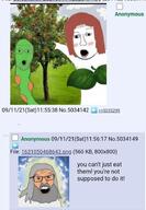 3soyjaks 4chan beard bible christianity eve female glasses god grey_hair hair mustache screenshot snake soyjak stubble variant:feraljak variant:two_pointing_soyjaks // 640x921 // 61.2KB