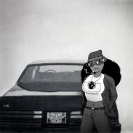 album_cover artist:entiral black_and_white black_lives_matter gnx kendrick_lamar music smoking soyjak subvariant:soyniqua variant:soytan // 1280x1280 // 2.0MB