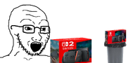 bald gape glasses nintendo_switch_2 open_mouth stubble switch_2 variant:soyak // 1708x800 // 345.3KB