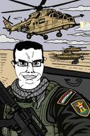 army chud desert flag:iraq gun helicopter iraq m16 mi-24 military rifle variant:chudjak // 834x1264 // 178.6KB