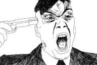 alternate angry clothes ear firearm glasses gun hair holding_gun holding_object holding_pistol meta:nas necktie open_mouth peaky_blinders pistol suicide text thomas_shelby variant:peakyjak weapon // 1284x856 // 31.1KB