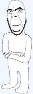 artist:crimsonvoidhydra1488 beard crossed_arms edit glasses looking_at_you smile that_one_fucking_picture_of_nate_being_a_smug_little_bastard transparent_background variant:cobson // 423x1180 // 14.7KB