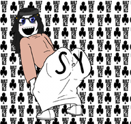 animated ass beaned beanie clothes coomer_artstyle ext=gif full_body glasses hair open_mouth teeth text transparent transparent_background twerk variant:soytan // 850x800 // 311.0KB