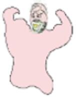 baby babyjak beard caca full_body glasses pacifier pale_skin soyjak stubble variant:gapejak white_skin wholesome // 77x97 // 6.4KB