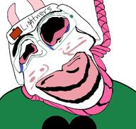 big_lips deltarune goat hanging horn ralsei_(deltarune) subvariant:jartycuck variant:chudjak // 1050x996 // 99.3KB