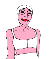 binder clothes glasses hair lips pink_skin pooner red_lips short_hair soyjak subvariant:female_cobson transparent_background variant:cobson white_hair // 729x823 // 28.3KB
