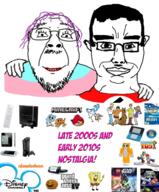 2000s 2010s 3ds angry_birds chud chud_troon_alliance disney friendship iphone lego_star_wars luigi mario minecraft nickelodeon nostalgia old_internet playstation playstation_vita regular_show spongebob_squarepants tranny variant:bernd variant:chudjak wii windows_7 xbox xbox_360 // 1057x1279 // 1.2MB