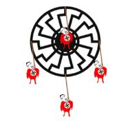 4soyjaks animated bloodshot_eyes chud ext=gif full_body glasses hanging multiple_soyjaks nazism open_mouth rope sonnenrad spin spinning subvariant:chudjak_front suicide swastika tongue variant:chudjak // 1069x1069 // 1.5MB