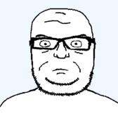 closed_mouth glasses serious soyjak stubble template variant:seriousjak // 454x520 // 6.4KB