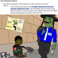 adolf_hitler anime belt briefcase brown_skin clothes cum displacement fire flag:israel flag:palestine frog glasses goy goyim green_skin hamas hat heart hezbollah homeless israel judaism laughing open_mouth palestine pepe poster poverty salute scar shoe soyjak star_of_david stubble suit tape text variant:soyak weapon yellow_sclera // 792x800 // 183.4KB