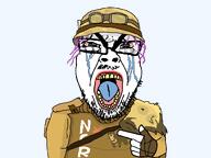armor beard california crying fallout fallout_new_vegas goggles helmet infant ncr new_california_republic pointing seething soldier subvariant:seethejak tranny trooper variant:bernd video_game // 1200x900 // 165.6KB
