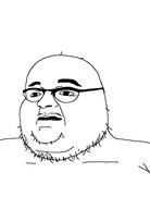 airsoft airsoft_fatty bald beard eyebrows fat fatty frown glasses grump grumpy rolls serious stubble template variant:fatty white_background white_skin // 554x772 // 6.1KB