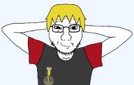 1_year_on_bald_men_with_glasses_website award front_facing glasses hair lying_down nate smile smug stubble subvariant:soyak_(smug) subvariant:soyak_front that_one_fucking_picture_of_nate_being_a_smug_little_bastard transparent_background variant:soyak yellow_hair // 1618x1025 // 74.4KB