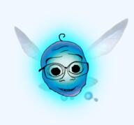 blue_eyes blue_skin deformed fairy hair navi smile soyjak stubble subvariant:gabriel the_legend_of_zelda variant:feraljak wing // 488x454 // 174.3KB