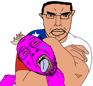 arm bloodshot_eyes buff chile chile_is_aryan_o_algo choke_hold chud clothes ear flag:chile glasses hair hand headlock meta:jannies_accept_this_win open_mouth quote_(user) quote_admin quote_fix_your_site series:chud's_hitman soyjak strangling stubble subvariant:pol_face tongue transparent_background tshirt variant:bernd variant:chudjak // 1996x1844 // 97.6KB