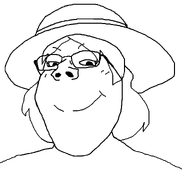 clothes eyelashes female femjak glasses hair hat long_hair meta:not_a_fucking_duplicate series:foidjaks smile soyjak subvariant:gapejak_female template transparent_background variant:gapejak // 940x992 // 20.0KB