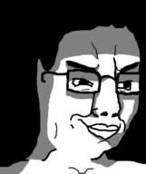 creepy dark ominous shadow smug trollge variant:chudjak // 645x770 // 10.4KB