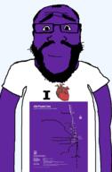 1895 1897 1900 1908 1912 1949 argyria arm balding beard calm chicago chicago_transit_authority closed_mouth clothes glasses hair happy heart i_heart illinois map public_transit purple_line_(cta) purple_skin smile soyjak subvariant:science_lover text torso train transparent_background united_states variant:markiplier_soyjak // 1602x2440 // 394.6KB