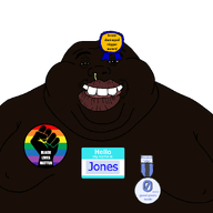 award big_lips black_skin eyebrows fat flag:lgbt_pride_flag gynaecomastia jones_(namefag) lips looking_at_you meta:namefags mutt name_tag nas:tyrone nigger open_mouth series:alicia_xisters series:muttvariants_from_meximutt series:muttverse stubble subvariant:branigger subvariant:fat_alicia variant:alicia variant:brandon variant:meximutt zero_good_posts_made // 900x900 // 83.4KB