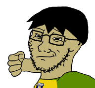 'ovem beard black_hair brazil glasses goiaba hair hand punch smile variant:soyak vato_menezuelanos // 700x653 // 28.4KB