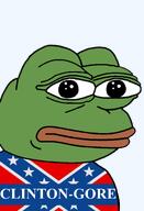 1992 al_gore amphibian bill_clinton confederate dixie frog nas:pepe pepe_the_frog // 1344x1973 // 306.6KB